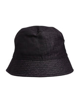 Dolce & Gabbana Black Wide Brim Nylon Bucket Hat